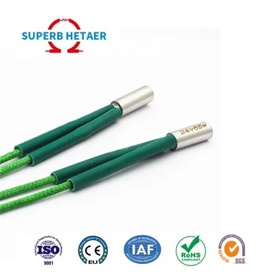 Varilla calefactora de cartucho de acero inoxidable para impresora 3D VORON con hilo de fibra de vidrio