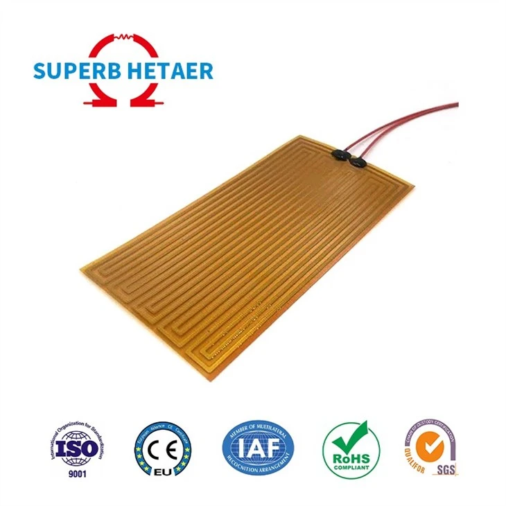 Industrial PI Kapton Polyimide Film Heater Heating Element