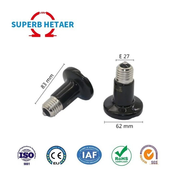 Infrared Ceramic Emitter Heater Lamp for Chicken Coops(001)