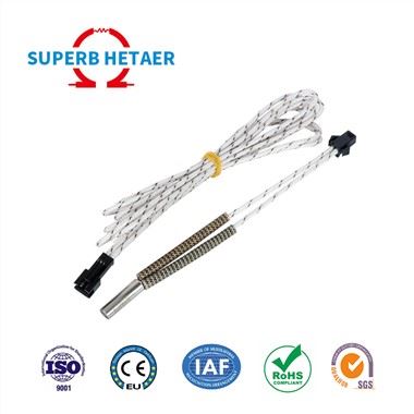 Elemento calefactor eléctrico de acero inoxidable Calentador de cartucho de impresora 3D