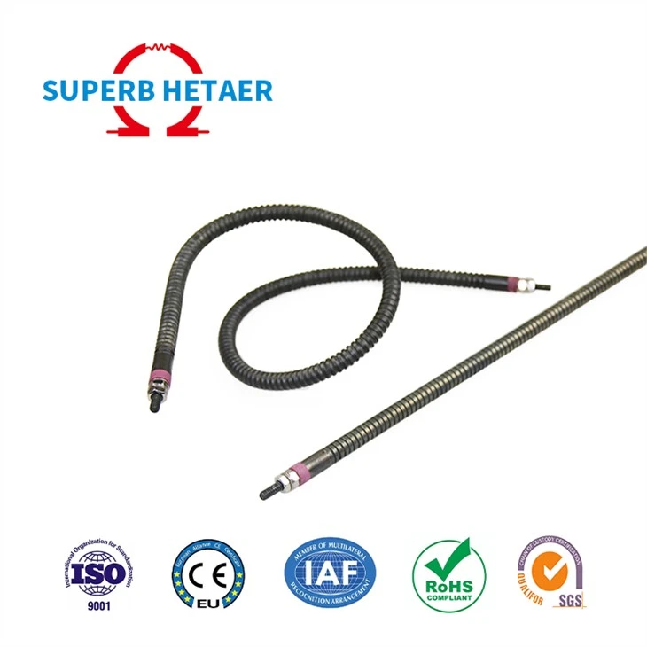 Calentador de colector tubular de canal caliente flexible industrial de acero inoxidable