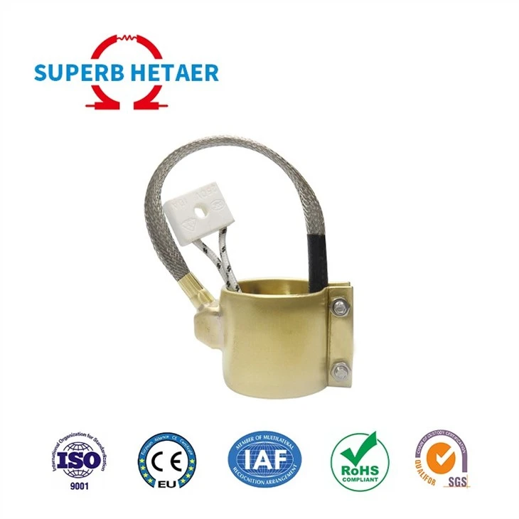 Plastic Extruder Copper Nozzle Brass Band Heater