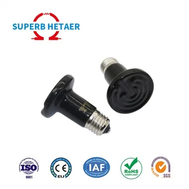 Lámpara de calefacción de cerámica de flor de 100w