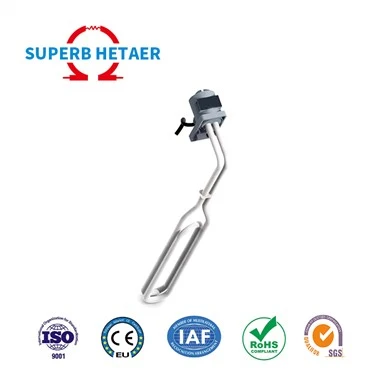 Calentador de inmersión en forma de bobina de PTFE